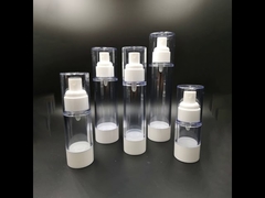 Bulk Empty Cosmetic Airless Lotion Bottle Eco Friendly 1OZ 30ml 28.9MM