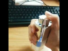 Sky Blue Lotion Inner Twist Up Pump Cosmetic Packaging Bottles 15ml 30ml 50ml