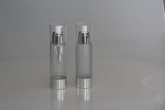 AS Round Serum Lotion Stand Straight Airless Cosmetic Packaging 80ml High Output