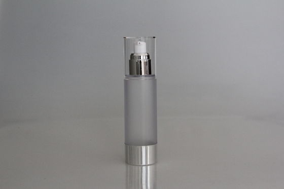 AS Round Serum Lotion Stand Straight Airless Cosmetic Packaging 80ml High Output