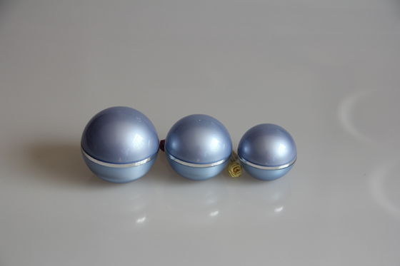 Luxury Empty Acrylic Cosmetic Face Cream Jar Blue For Makeup BB Cream