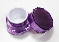  30ml 50ml Plastic Makeup Jars , ABS Round Acrylic Cosmetic Containers